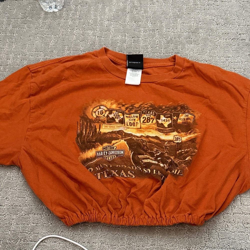 Harley-Davidson Texas Orange Crop Tee